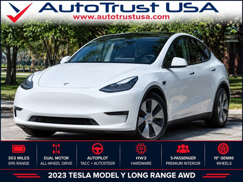 Used 2023 Tesla Model Y Long Range AWD/4WD image 1