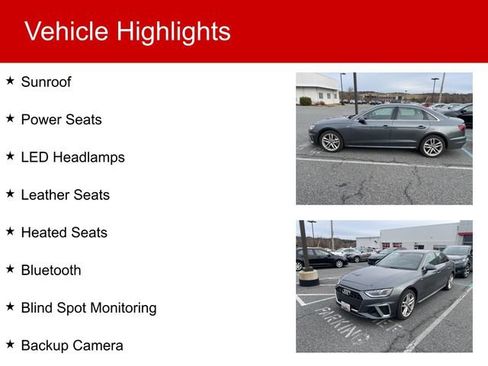 Used 2020 Audi A4 2.0T Premium Plus w/ Premium Plus Package image 2