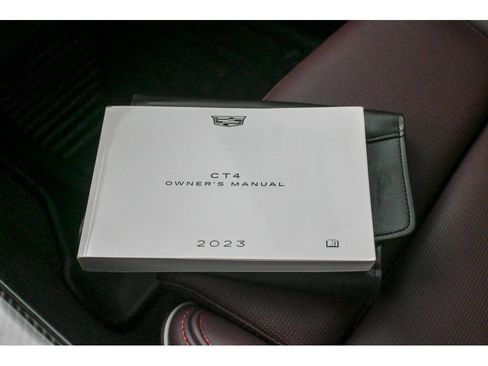 Used 2023 Cadillac CT4 V w/ LPO, ONYX Package RWD image 58