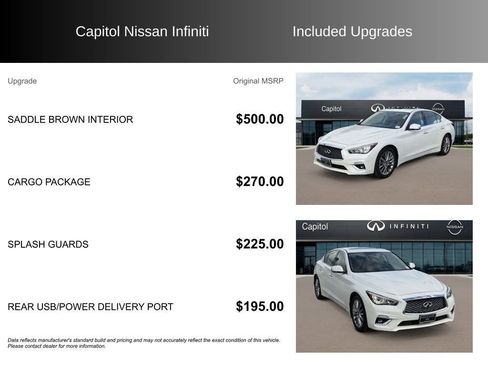 Used 2024 INFINITI Q50 Luxe w/ Cargo Package image 9
