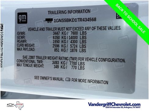 New 2026 Chevrolet Suburban LS RWD image 29