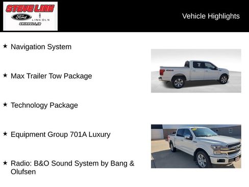 Used 2020 Ford F150 Platinum w/ Equipment Group 701A Luxury AWD/4WD image 7