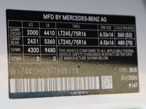 Used 2026 Mercedes-Benz Sprinter 2500 image 49