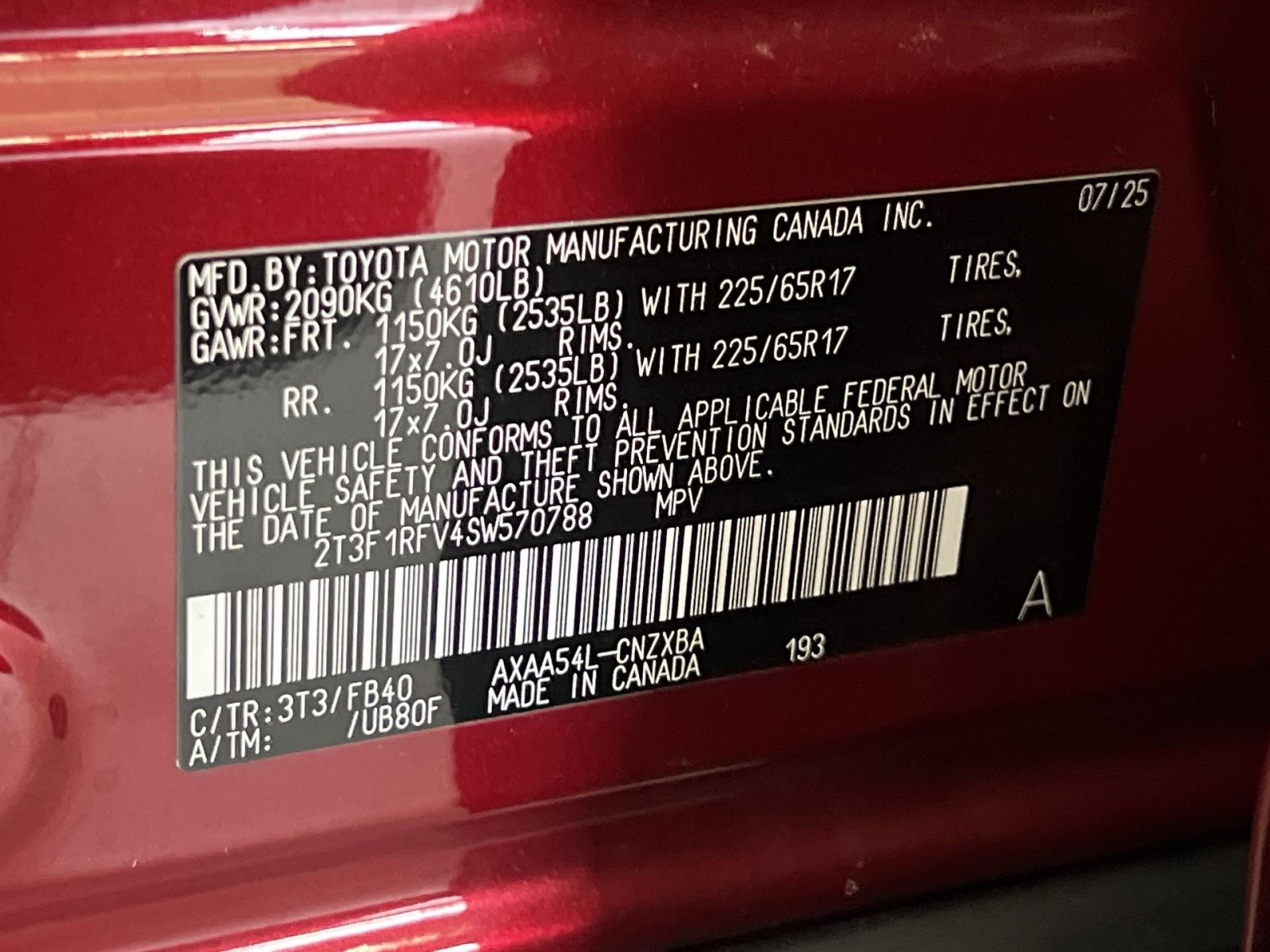 Used 2025 Toyota RAV4 LE AWD/4WD image 39