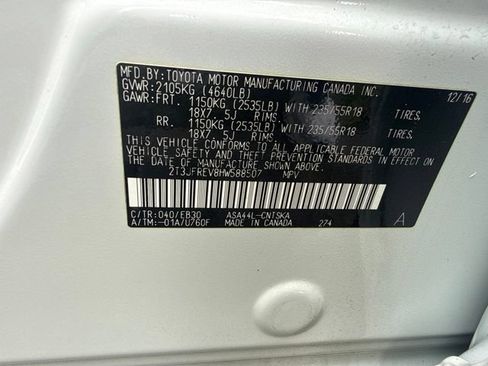 Used 2017 Toyota RAV4 SE AWD/4WD image 8