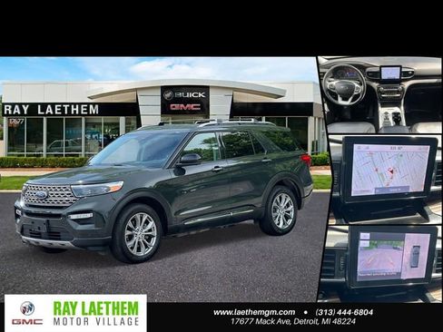 Used 2023 Ford Explorer Limited w/ Class IV Trailer Tow Package AWD/4WD image 1