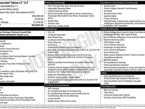 Used 2021 Chevrolet Tahoe LT image 3