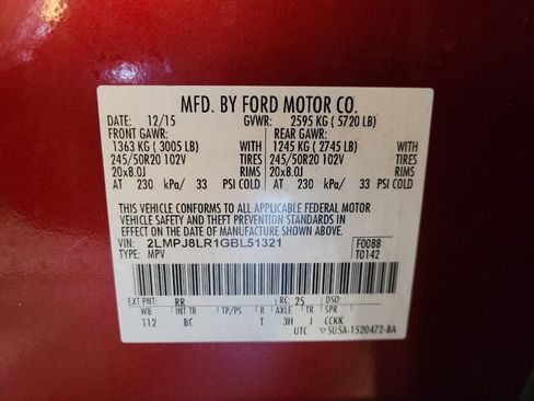 Used 2016 Lincoln MKX Reserve w/ Technology Package image 33