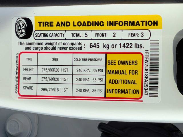 Certified 2025 Ford F150 Platinum w/ Equipment Group 702A High AWD/4WD image 36