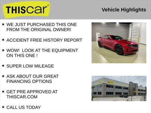 Used 2023 Chevrolet Camaro LT w/ Technology Package RWD image 9