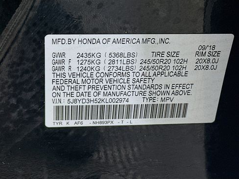 Used 2019 Acura MDX FWD w/ Technology Package image 12