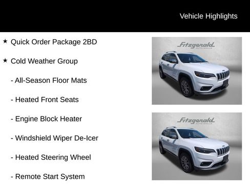 Used 2019 Jeep Cherokee Latitude Plus w/ Cold Weather Group AWD/4WD image 4