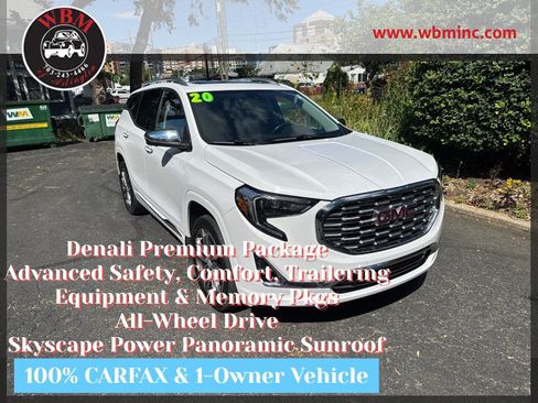 Used 2020 GMC Terrain Denali w/ Denali Premium Package AWD/4WD image 1
