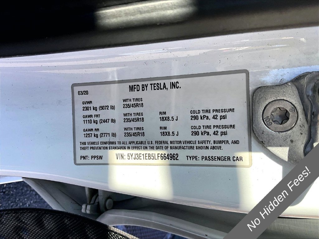 Used 2020 Tesla Model 3 Long Range AWD/4WD image 29