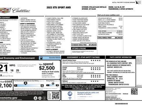 Certified 2023 Cadillac XT5 Sportv image 2