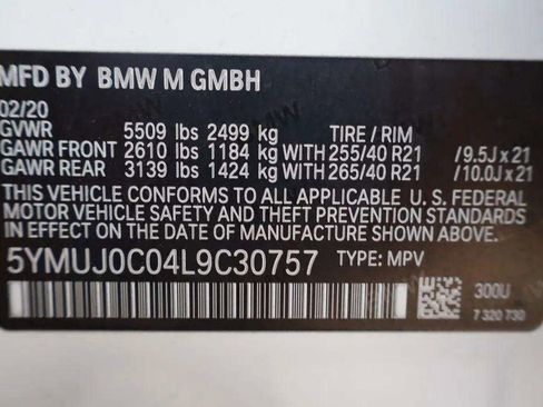 Used 2020 BMW X4 M w/ Executive Package AWD/4WD image 20