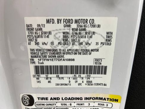 Used 2013 Ford F150 XLT w/ Luxury Equipment Group image 26