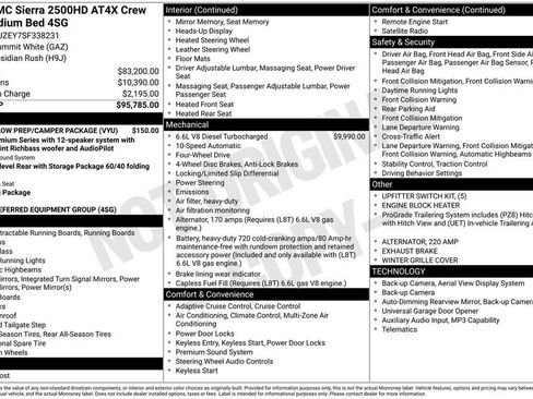 Used 2025 GMC Sierra 2500 AT4X w/ Snow Plow Prep/Camper Package AWD/4WD image 35
