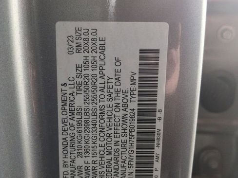 Certified 2023 Honda Pilot Touring image 34