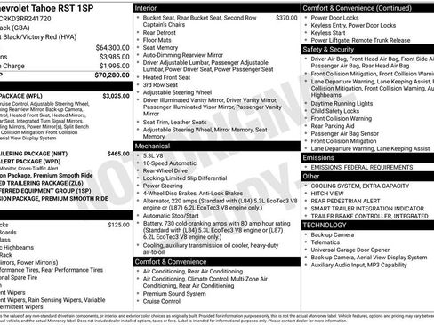 Used 2024 Chevrolet Tahoe RST w/ Luxury Package image 6