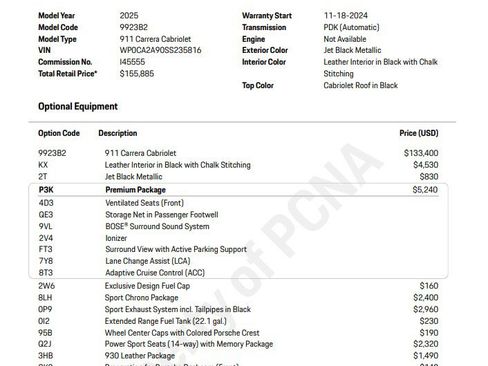 Certified 2025 Porsche 911 Carrera w/ Premium Package image 9