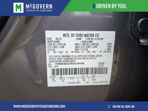 Used 2022 Ford Explorer ST w/ Equipment Group 401A image 32