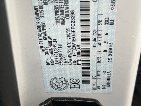 Used 2015 Ford F150 Lariat w/ Equipment Group 502A Luxury image 31