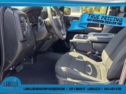 Used 2024 Chevrolet Silverado 1500 Custom w/ Turbomax Blackout Package AWD/4WD image 9