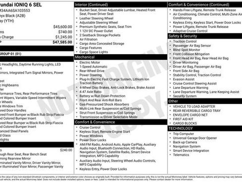 New 2025 Hyundai Ioniq 6 SEL image 20