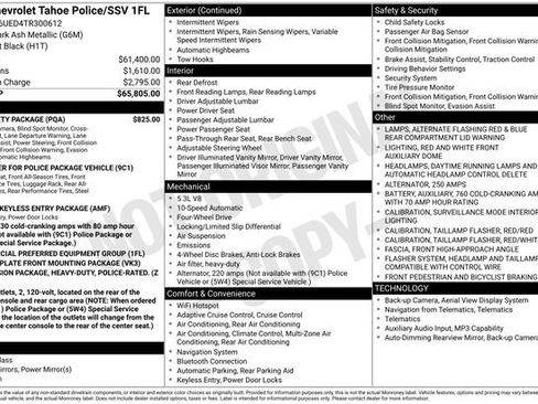 New 2026 Chevrolet Tahoe 4WD w/ 1FL Safety Package image 2