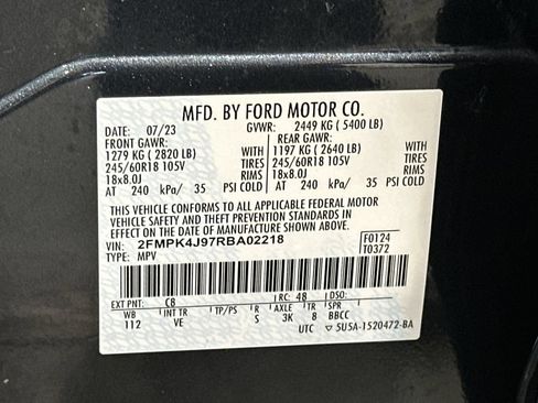 Used 2024 Ford Edge SEL w/ Convenience Package AWD/4WD image 12