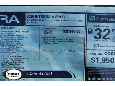 New 2026 Acura Integra A-Spec image 38