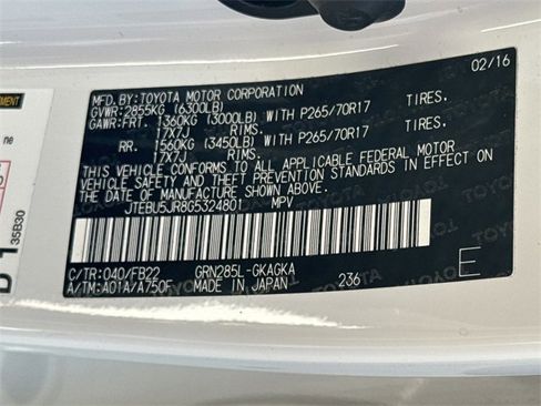 Used 2016 Toyota 4Runner SR5 image 32