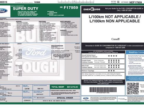 Used 2022 Ford F250 Lariat w/ Black Appearance Pkg image 12