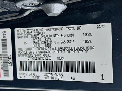 Used 2025 Toyota Tundra SR image 12