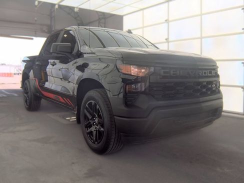 Used 2023 Chevrolet Silverado 1500 Custom w/ LPO, Dark Essentials Package AWD/4WD image 2
