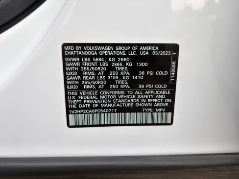 Used 2023 Volkswagen Atlas SE AWD/4WD image 25