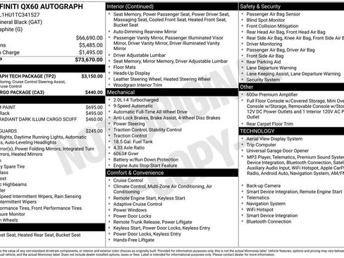 Certified 2026 INFINITI QX60 Autograph w/ Autograph Tech Package AWD/4WD image 35