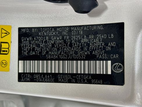 Used 2018 Lexus ES 350 w/ Premier Package FWD image 40