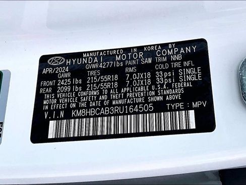 Certified 2024 Hyundai Kona SEL AWD/4WD image 17