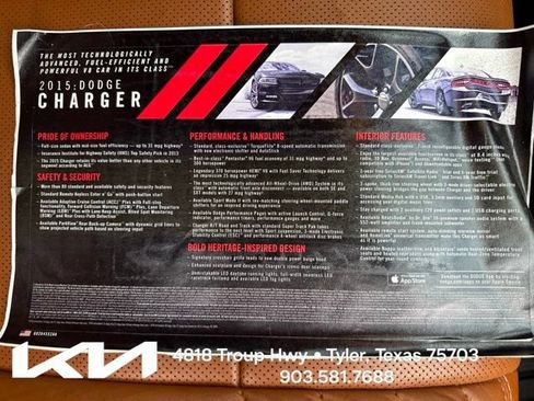 Used 2015 Dodge Charger SRT w/ Harman/Kardon Audio Group RWD image 15