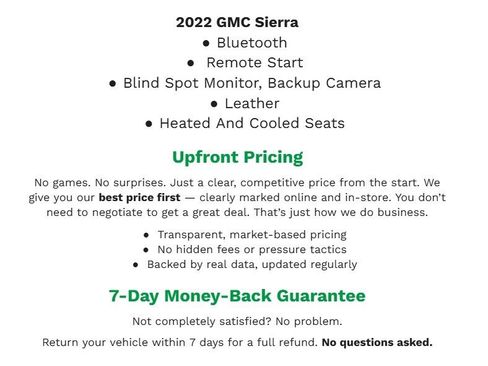 Used 2022 GMC Sierra 1500 SLT w/ SLT Premium Plus Package image 2