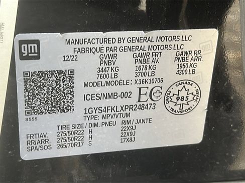 Used 2023 Cadillac Escalade Sport w/ Touring Package image 9