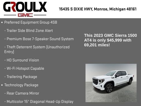 Used 2023 GMC Sierra 1500 AT4 w/ AT4 Premium Package image 35