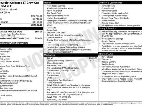 Used 2021 Chevrolet Colorado LT w/ LT Convenience Package RWD image 11