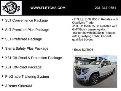 New 2026 GMC Sierra 1500 SLT w/ SLT Premium Plus Package