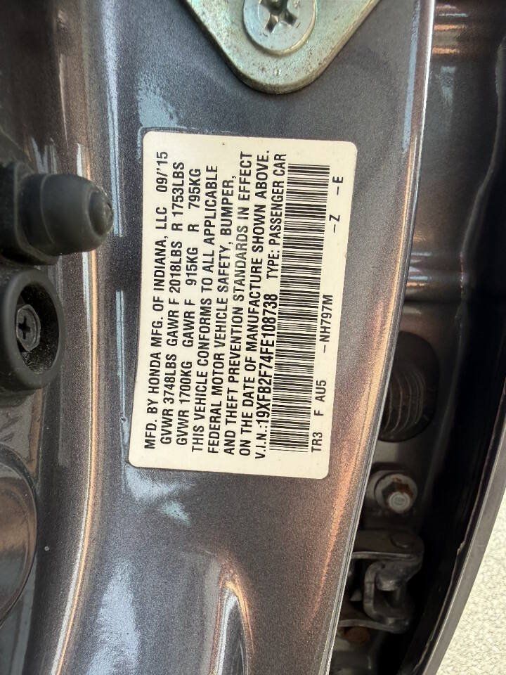 Used 2015 Honda Civic SE image 23
