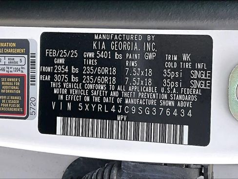 Used 2025 Kia Sorento S w/ Panoramic Sunroof Package image 34