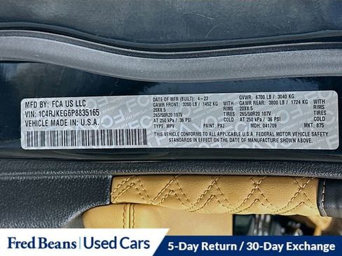 Certified 2023 Jeep Grand Cherokee L Summit image 36