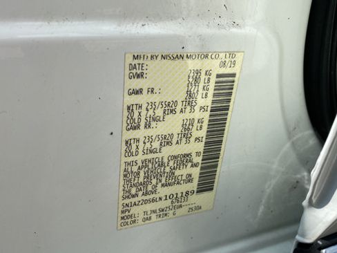 Used 2020 Nissan Murano Platinum w/ Cargo Package AWD/4WD image 29